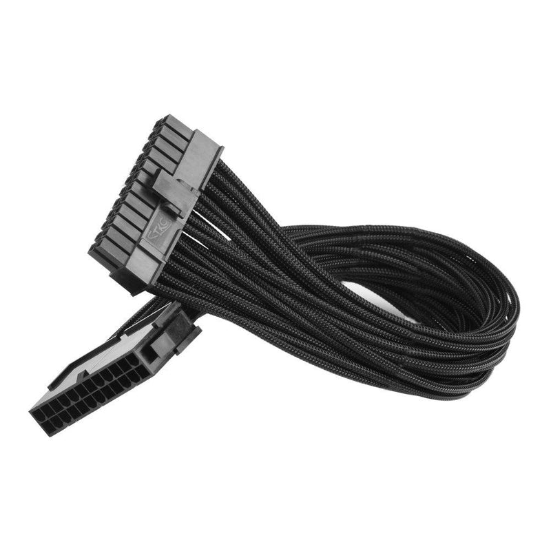J&D ATX 24 Pin Motherboard Power Extension Cable, Male to Female 12 inch 12 inch / 30cm