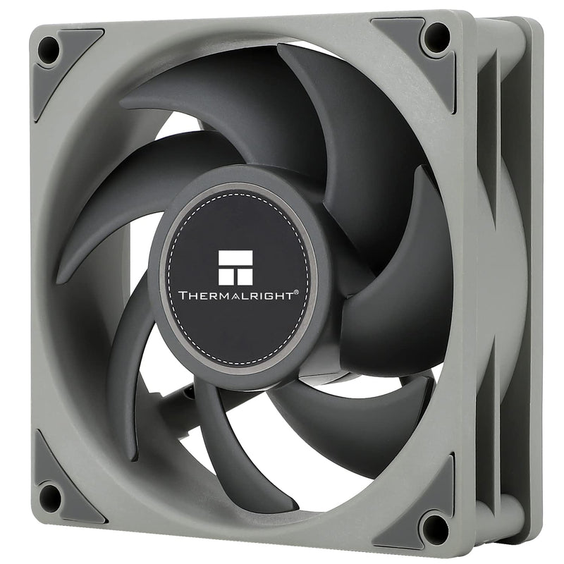 Thermalright TL-B8 CPU Fan Computer Case Fan Quiet 4pin PWM PC Fan, 80mm Silent Cooler Fan, 2200RPM Speed, CPU Cooling Fan(Gray)