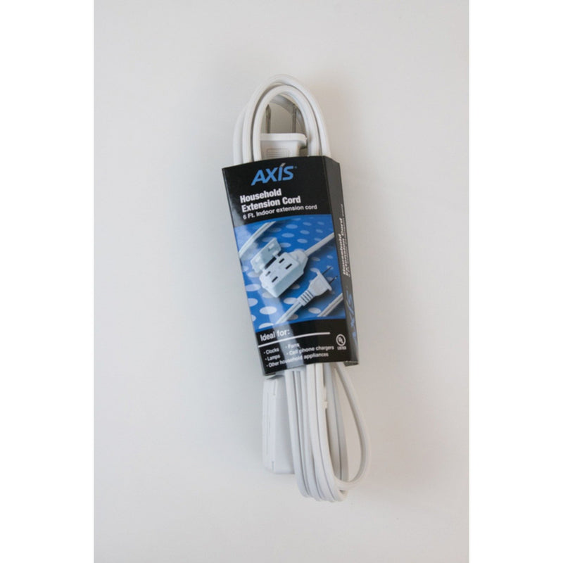 Axis Power Cord Cable (45502) , White , 6 ft