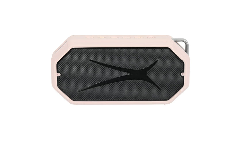 Altec Lansing HydraMini Wireless Bluetooth Speaker, IP67 Waterproof USB C Rechargeable Battery with 6 Hours Playtime, Compact, Shockproof, Snowproof, Everything Proof (Petal Pink) Petal Pink