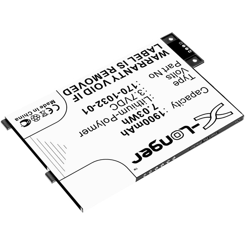 TAWUZUOR Replacement Battery for S11GTSF01A GP-S10-346392-0100 170-1032-01 170-1032-00 K 3 3.7V 1900MAH