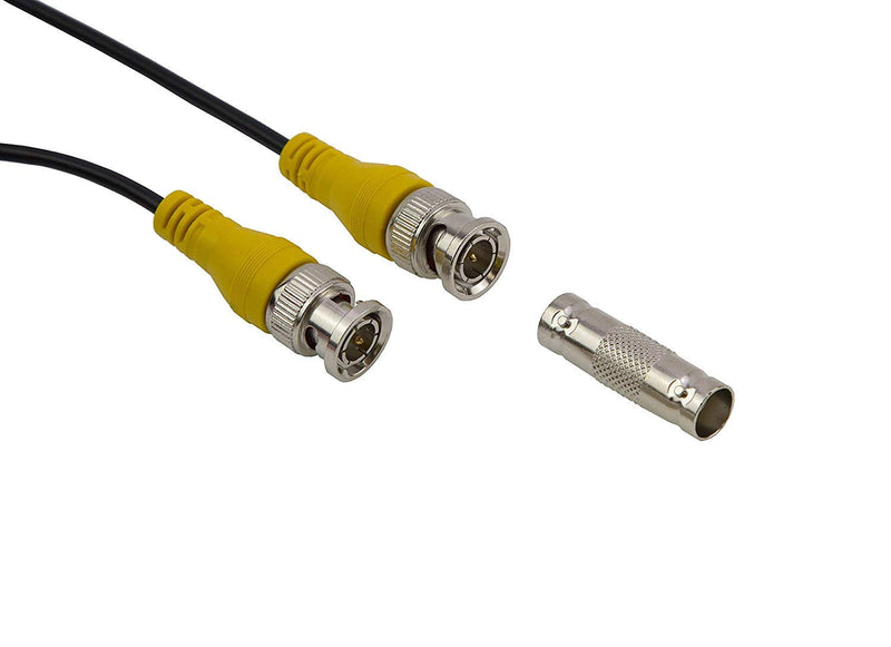 InstallerCCTV 100ft HD Video Power All-in-One Pre-Made Cable for DVR Surveillance Security CCTV Camera RCA BNC Cable Extension Cord Lead