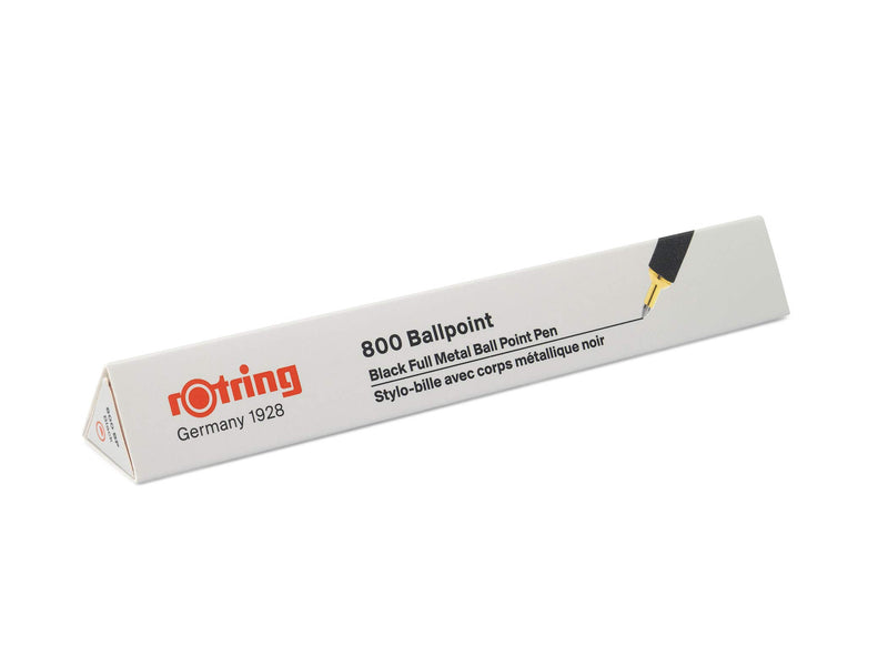 rOtring 800 Retractable Ballpoint Pen, Medium Point, Black