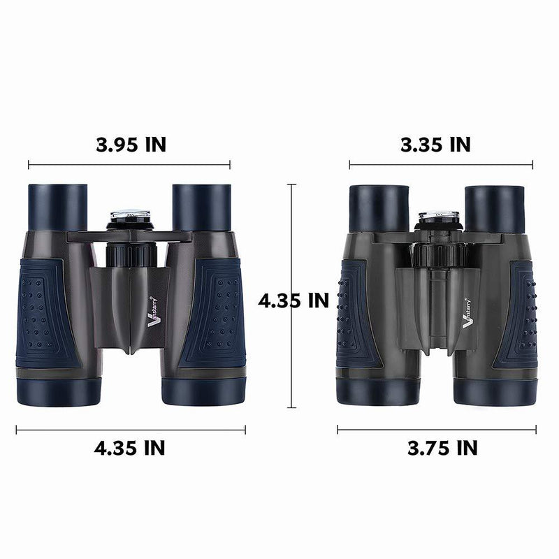 Vanstarry Compact Binoculars for Kids Bird Watching Hiking Camping Fishing Accessories Gear Essentials Best Toy Gifts for Boys Girls Children Toddler Waterproof 5X30 Optical Lens Including Compass Black