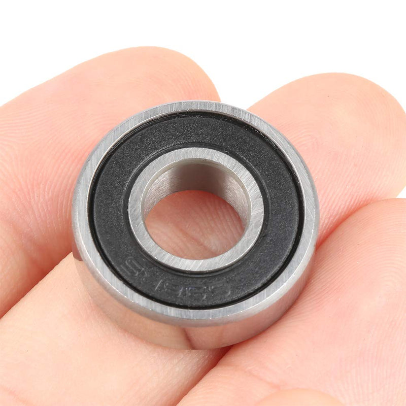 698RS Ball Bearings, 20pcs 8mmx19mmx6mm Rubber Sealed Miniature Deep-Groove Ball Bearings Bearing Steel high-Speed Single Row Ball Bearing