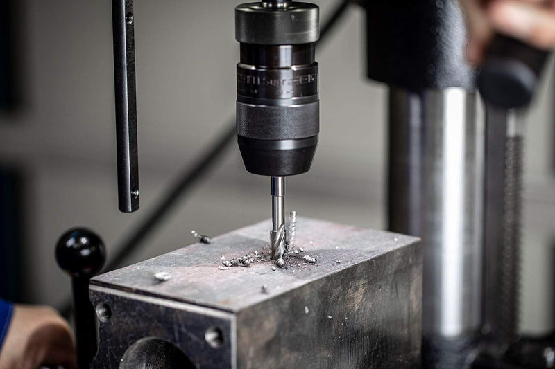 PFERD HSS flat countersink with guide pin | Ø 15.0 mm, shaft ø 12.5 mm, DIN 373, medium | 25203111 – for through holes for through holes, medium