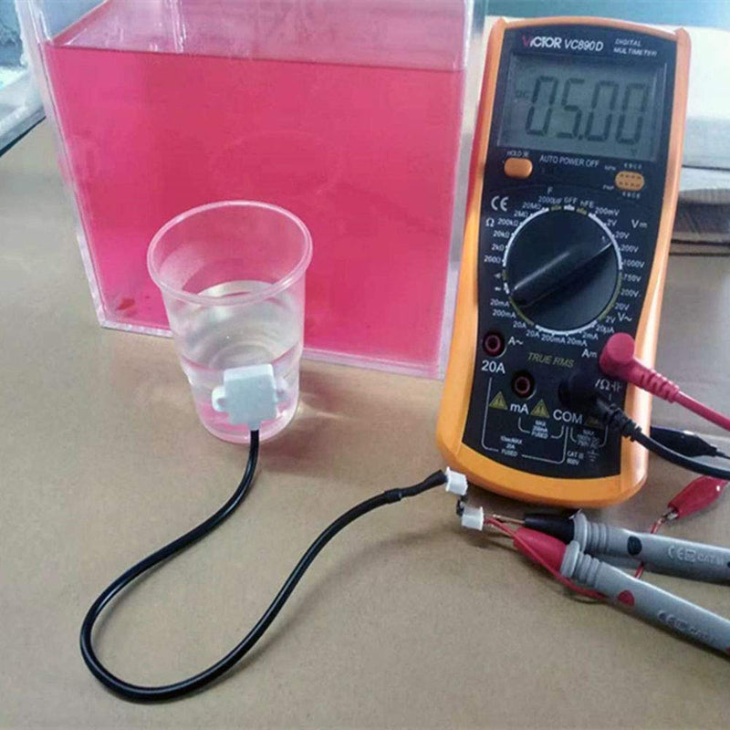 Taidacent Mini External Sticker Intelligent Non-contact Electronic Water Level Sensor High Low Level Output Liquid Level Sensor Switch for Water Tank Fish Tank