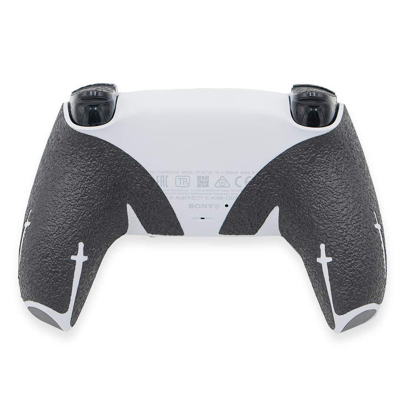 Dragon Grips Controller Grips for PS5 Controllers Textured Skin kit for Playstation 5 Dualsense. Haptic Compatible Gaming Controller Grip Skins for Buttons, triggers, D-pad Black 22 pcs (Single Unit) Single Unit
