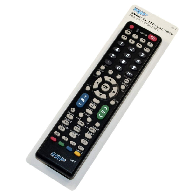 HQRP Remote Control Works with Sharp LC-52SB57U LC-60E78UN LC-60E79U LC-60LE6300U LC-60LE630U LC-52SB55U LC-52SB57UN LC-52SE94U LC-52XS1U-S LCD LED HD TV Smart 1080p 3D Ultra 4K AQUOS