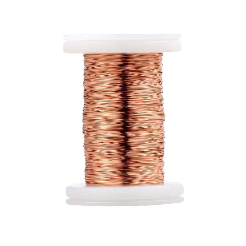 BNTECHGO 32 AWG Magnet Wire - Enameled Copper Wire - Enameled Magnet Winding Wire - 2 oz - 0.0078" Diameter 1 Spool Coil Natural Temperature Rating 155℃ Widely Used for Transformers Inductors 32 gauge enameled magnet wire 2 oz natural 2 oz