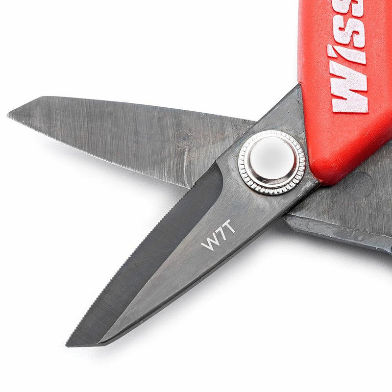 Crescent Wiss 7" Titanium Coated Utility Shears - W7T , Black