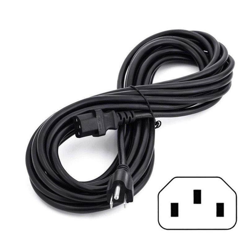 10FT AC Power Cord Compatible ION Block Rocker, Job Rocker, Explorer Portable Speaker System, ION iPA76C iPA76A iPA76S IPA23 Block 10 ft