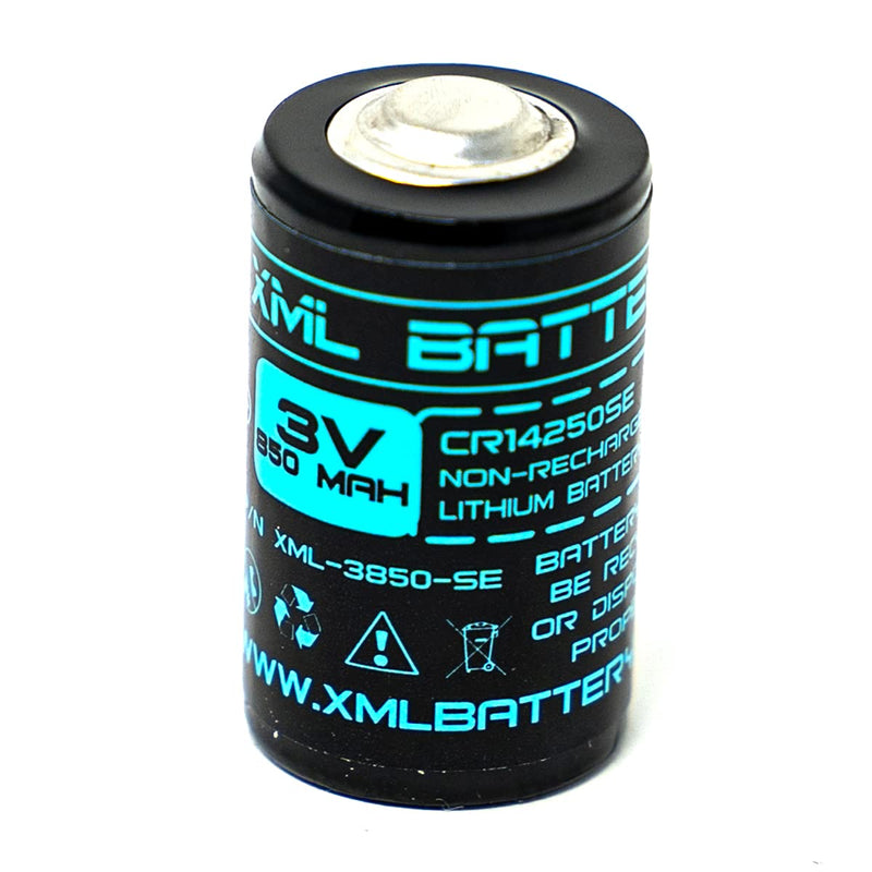 (1 Pack) XML Battery CR14250SE 1/2AA 3V 850mAh PLC FDK Sanyo CR 1/2 AA CR1/2AA 6127 1755-BAT 1 Pack CR14250SE Battery