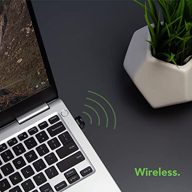 Plugable USB 2.0 Wireless N 802.11n 150 Mbps Nano WiFi Network Adapter (Realtek RTL8188EUS Chipset) Plug and Play for Windows.