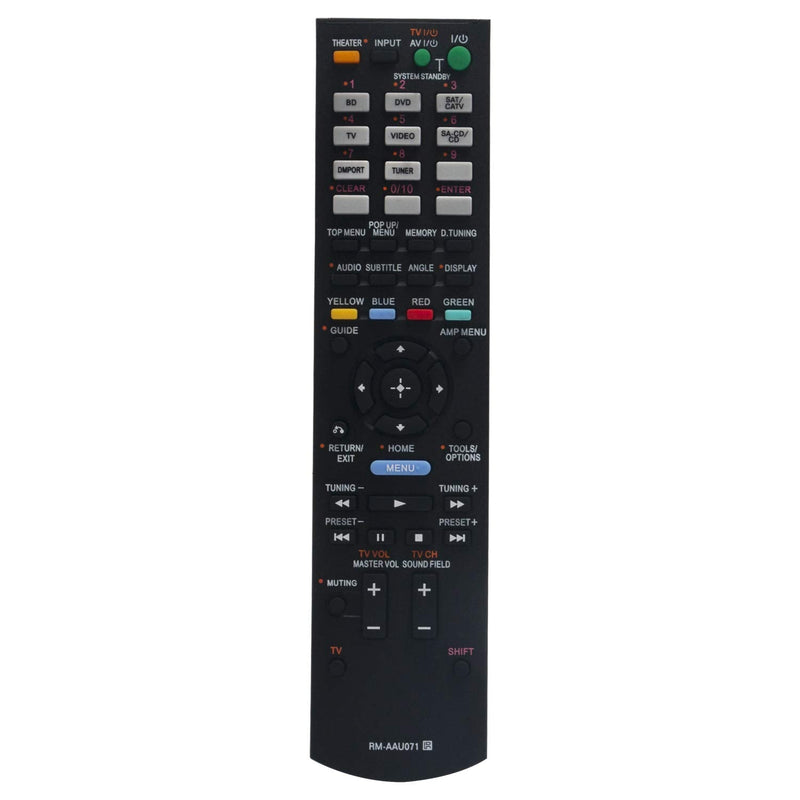 RM-AAU071 Replacement Remote Control fit for Sony AV Receiver HT-SS370 STR-KS370 HT-CT350 HT-SF470 STR-DH510 HT-CT350HP HT-SS370HP STR-DH510R