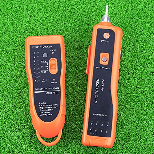 Network Cable Tester Telephone Line Cable Tracker Wire Tracer Test Rj45 Rj11 Cat5 Cat6 Ethernet LAN Network Cables