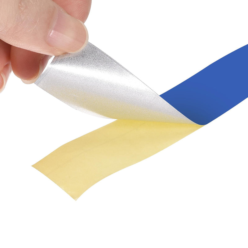 uxcell Reflective Tape Blue, 10mm x 25m, Outdoor Waterproof Warning Tape for Bikes, RV, and Boat Striping Marking