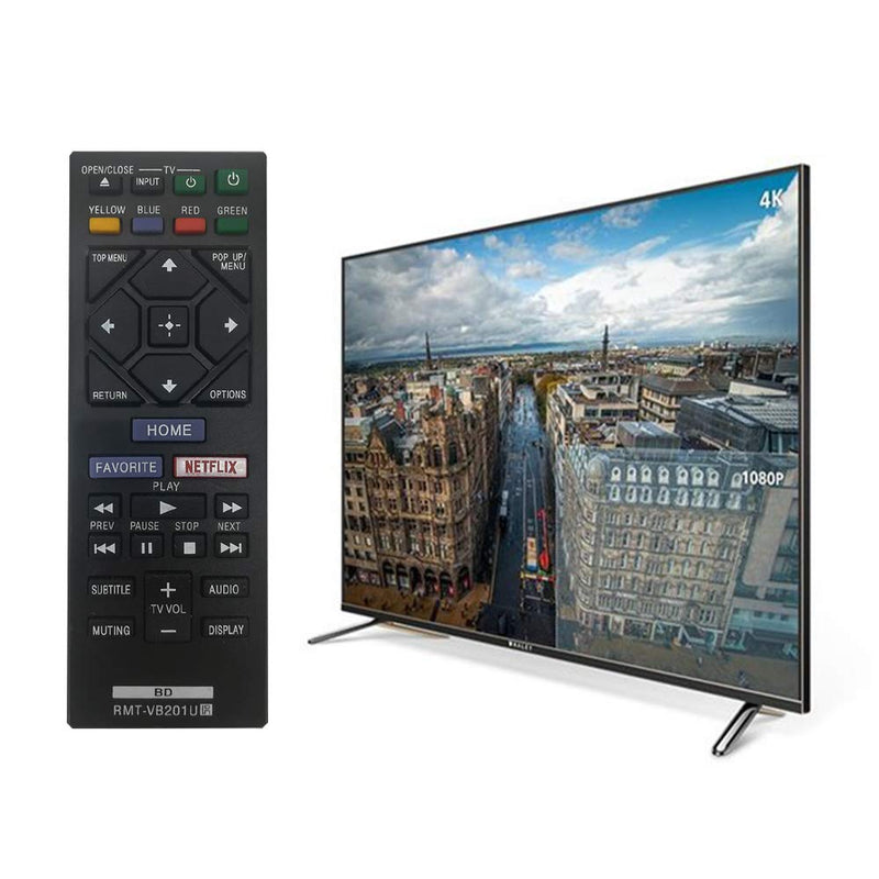 New Replacement Sony Blu-Ray Remote Control RMT-VB201U for Sony BD Disc DVD 4K 3D Player Remote Control Universal BDP-S3500 BDP-S3700 BDP-170S BDP-S1700 BDP-S5100 BDP-S6500 RMT-VB100U