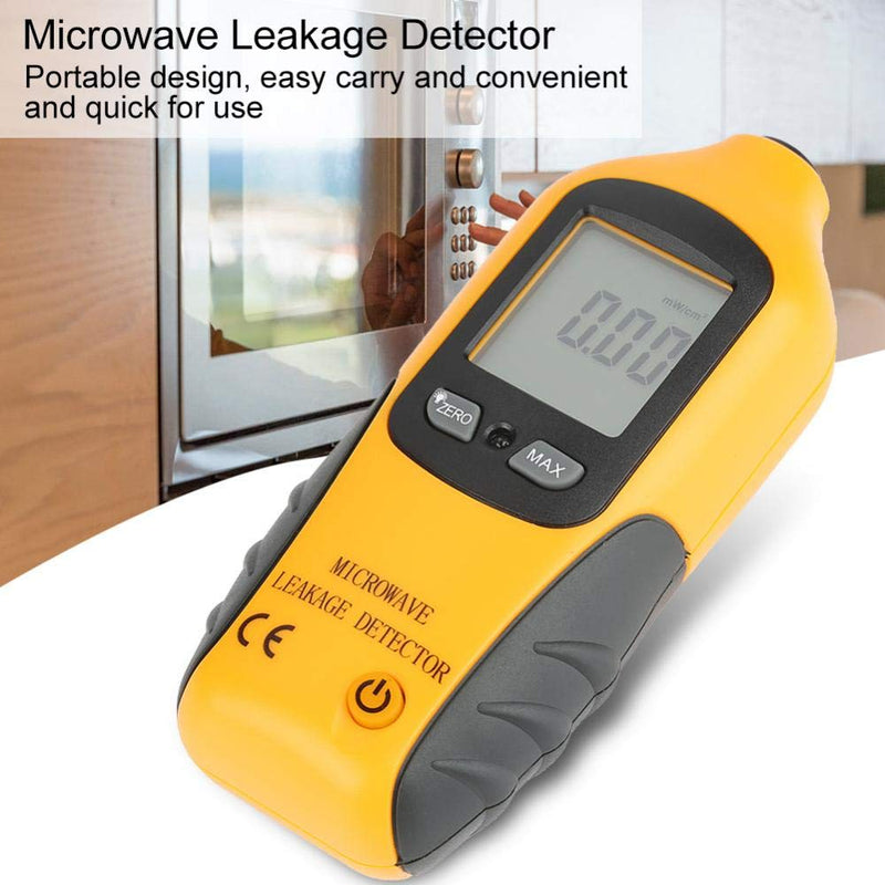 Microwave Detector, Akozon Digital EMF Meter LCD Display HT-M2 Microwave Leak Detector Supernatural Research Instrument EMF Sensor Built-in Alarm Function