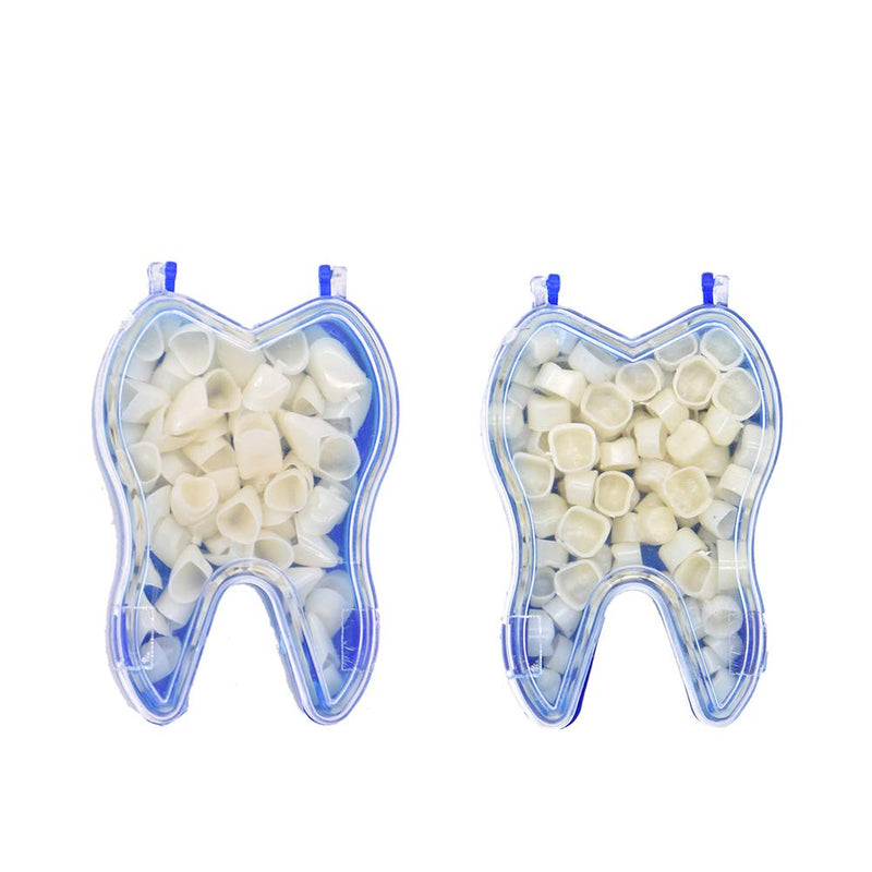 Angzhili Dental Temporary Crown Kit Dental Material Anterior Front & Molar Posterior(Pack of 2)