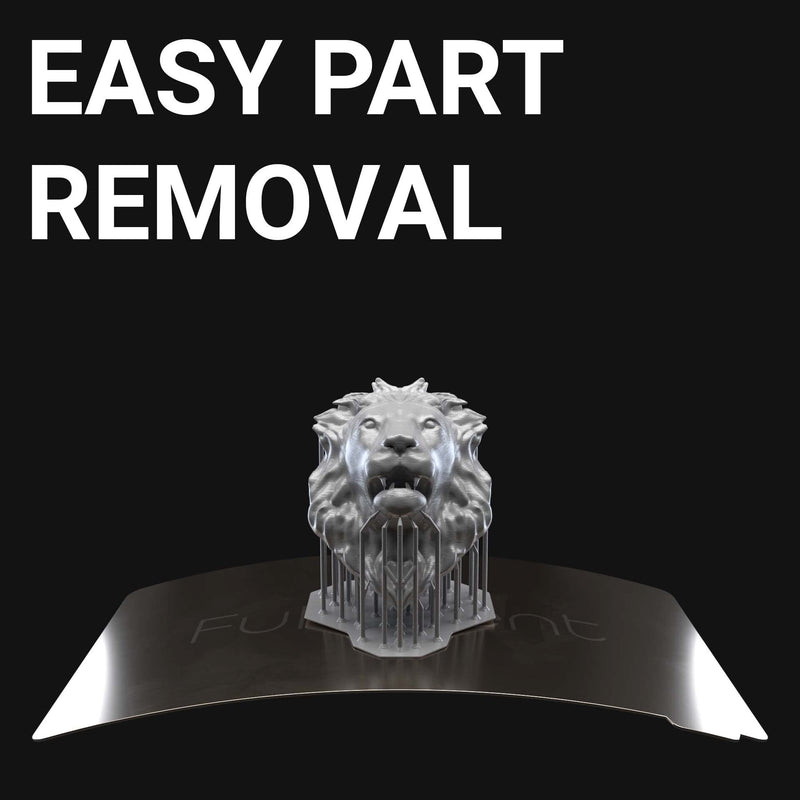 Fulament Fula-Flex: Resin Edition 130mm x 80mm - 3D Printer Resin Flex Plate Made from Stainless Steel - Authentic 3M Adhesive - Compatible with Epax X1, Hieha SQ1