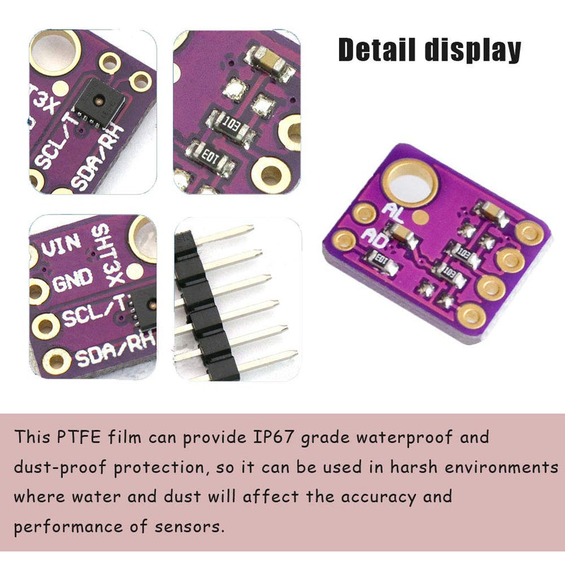 Ximimark 1Pcs SHT31 SHT31-D Temperature Humidity Sensor Module Breakout Weather for Arduino