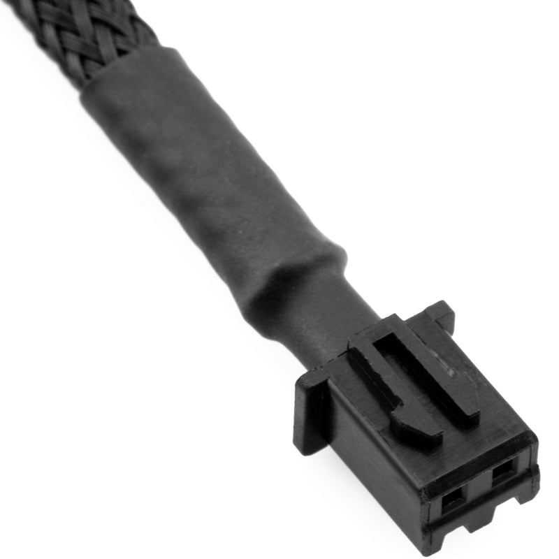 CRJ Mini 2-Pin Female PC Fan Adapter Cable 2-Pack
