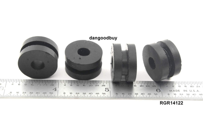 Rubber Grommet to fit 1/2" Hole in 1/8" Thick Panel (8) 8