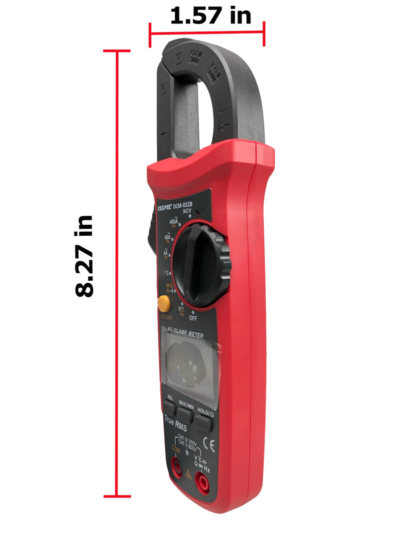 TECPEL DCM-032B 4000 Count Digital Clamp Meter (ACA/ACV/DCV)