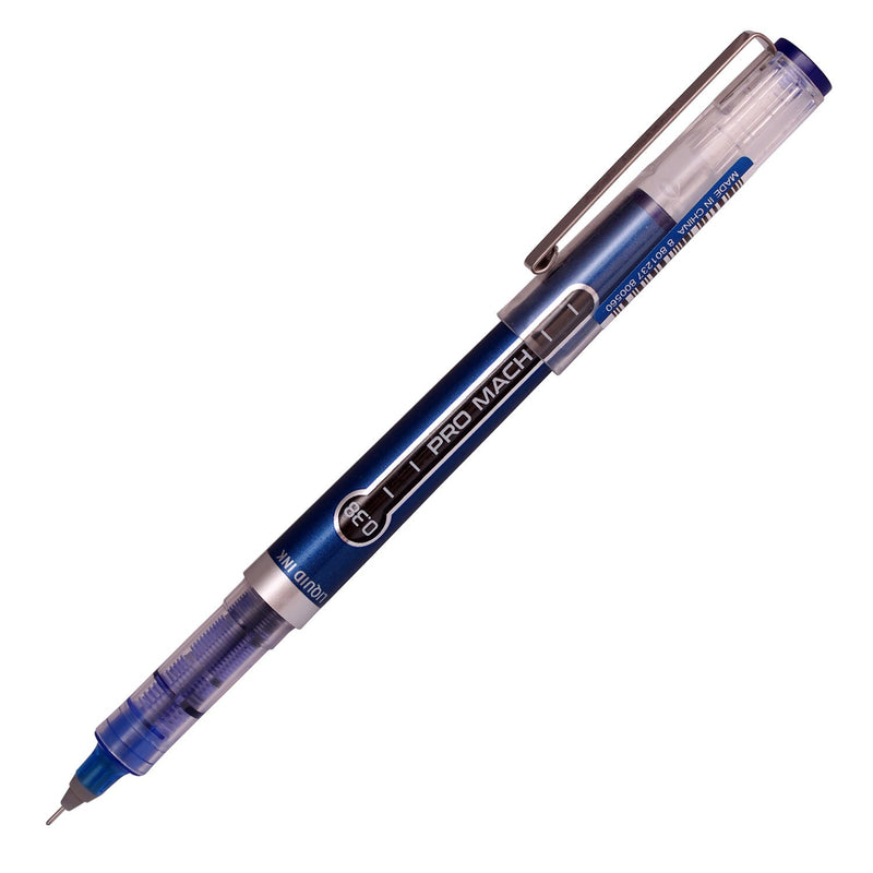 Morning Glory Pro Mach Roller Ball Pen - 0.38 mm-Fine Point Tip (Pack of 12 Pens) 1 Refill (3 Color Mixed) 3 Color Mixed