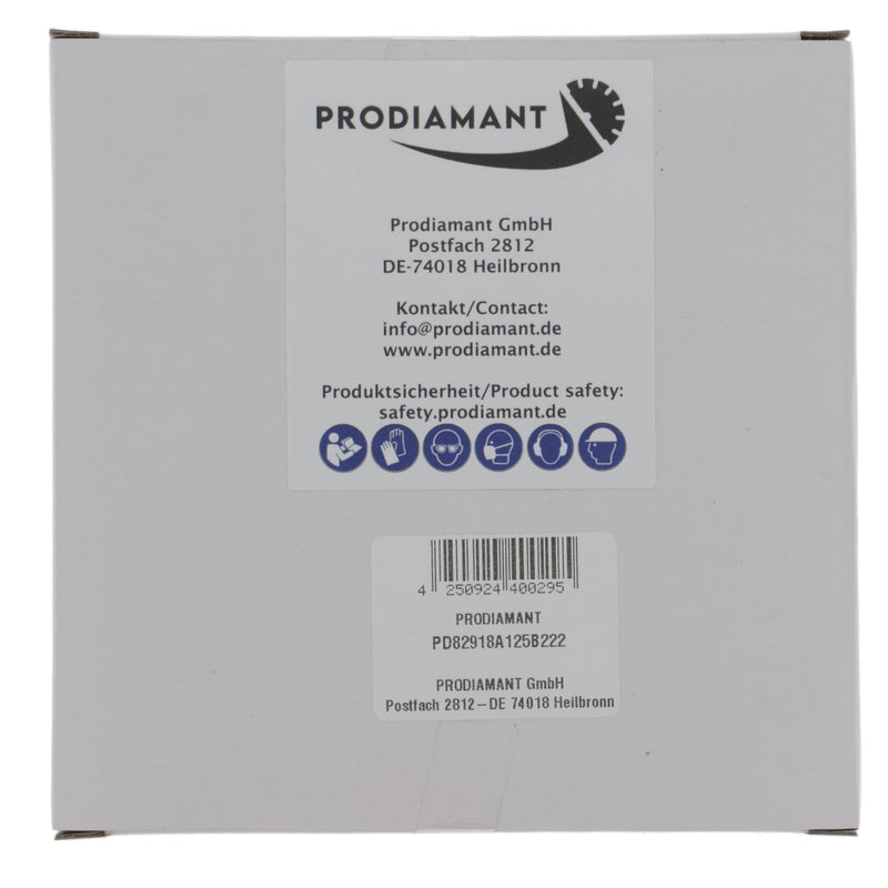 PRODIAMANT diamond cup wheel 125 mm x 22.2 mm Turbo ST81 diamond grinding wheel concrete natural stone professional quality 125 / 22.23 mm