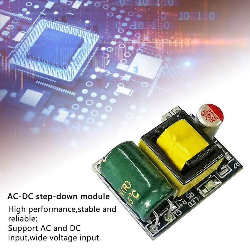 AC DC Switching Power Supply Module, 2PCS AC 220V to DC 5V Micro Volume Isolated Switching Power Supply Board Isolated Regulated Power Supply Module