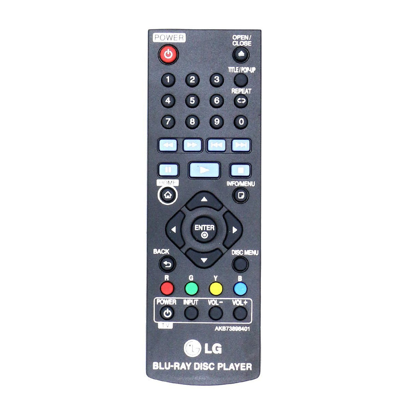 New AKB73896401 Replace Remote fit for LG BLU RAY DISC DVD Player BP135 BP145 BP155 BP175 BP255 BP300 BP335W BP340 BP350 BPM25 BPM35 UP870 UP875 BP550