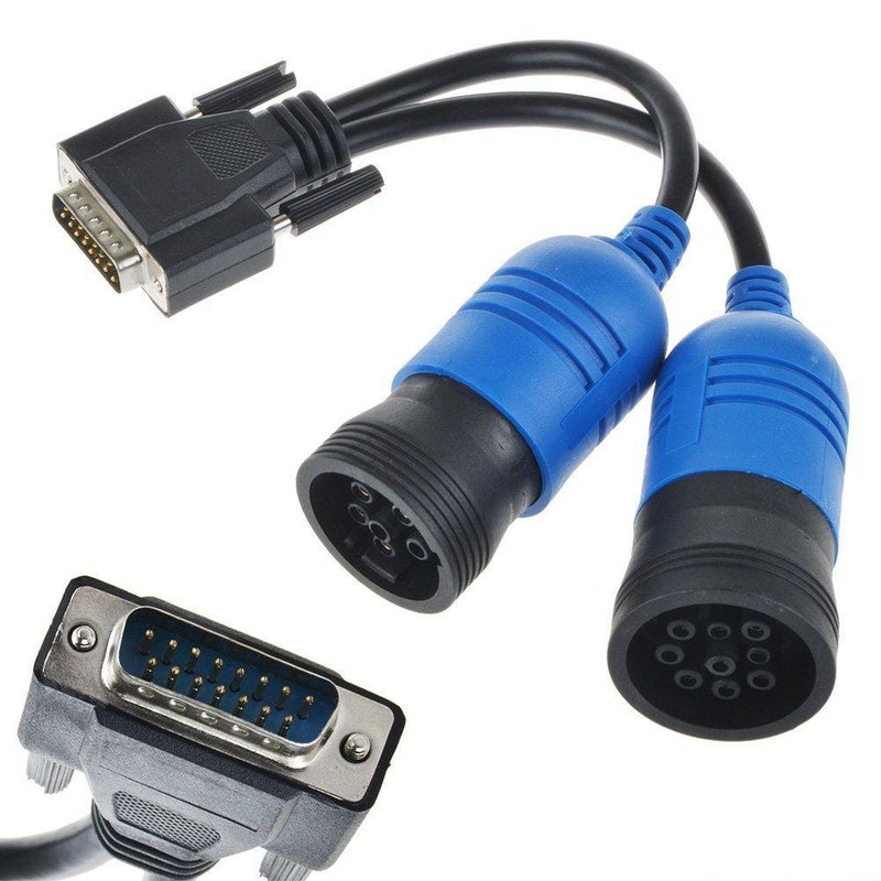 Pn 405048 6- And 9-Pin Y Deutsch Cummins Adapter For Nexiq 125032 Usb Link Diesel Truck Diagnose Interface