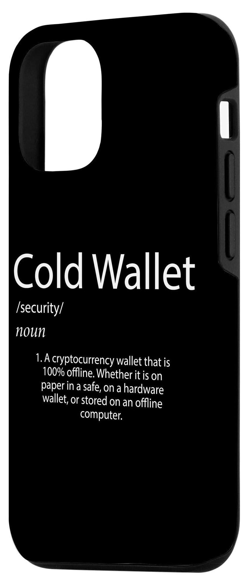 iPhone 12/12 Pro What is A Cold Wallet Cryptocurrency Crypto Bitcoin Wallet Case iPhone 12/12 Pro