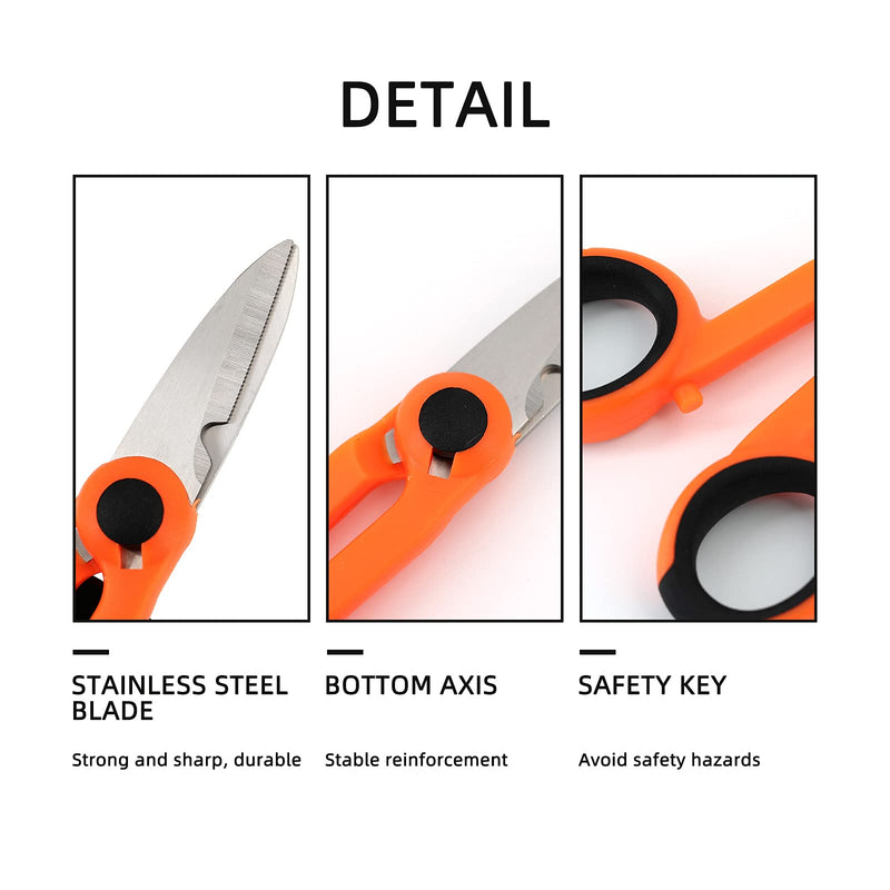 WL-9011Z Optic Fiber Cable Cutter Scissors for Fiber Optic Kevlar Shears Stainless Steel Electrical Shears Precision Scissor with Wire Optical Fiber Cut