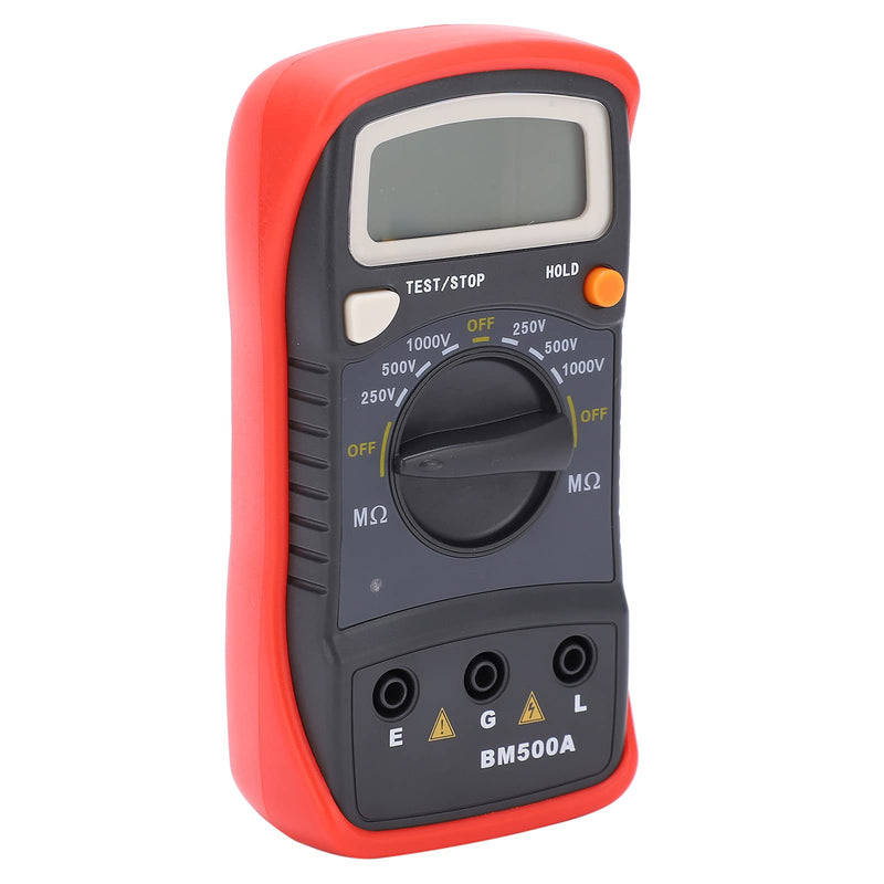 Insulation Resistance Tester, Digital Megaohmmeter for Maintenance, Testing and Inspection, 250V, 500V, 1000V