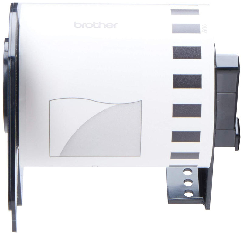 Brother Genuine DK-2606 Continuous Length Film Tape, 2.4 in x 50 ft (62 mm x 15.2 m) Black on White, Retail Packaging