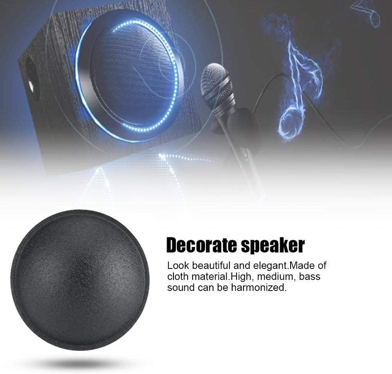 Heyiarbeit 2Pcs Speaker Dust Cap 105mm/4.13" Diameter Subwoofer Paper Dome Coil Cover Caps