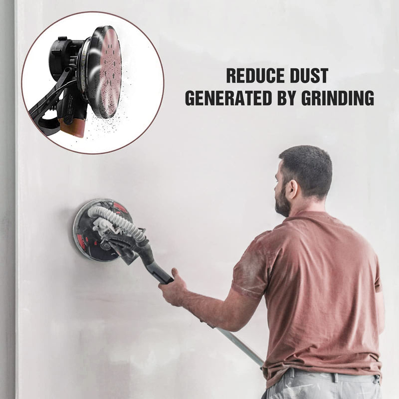 Sandpaper 225 mm Velcro - 10 pieces - grit P180-8 hole sanding grid 225 - drywall sander sanding discs for sanding giraffe long-neck sander wall sander 10 pieces