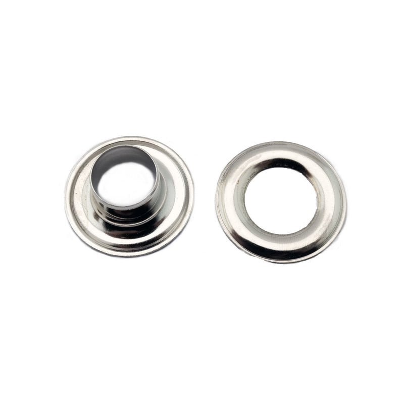 C.S. Osborne Nickel Grommets & Washers #N1-0 Size 0 (1/4" Hole) 144 Sets