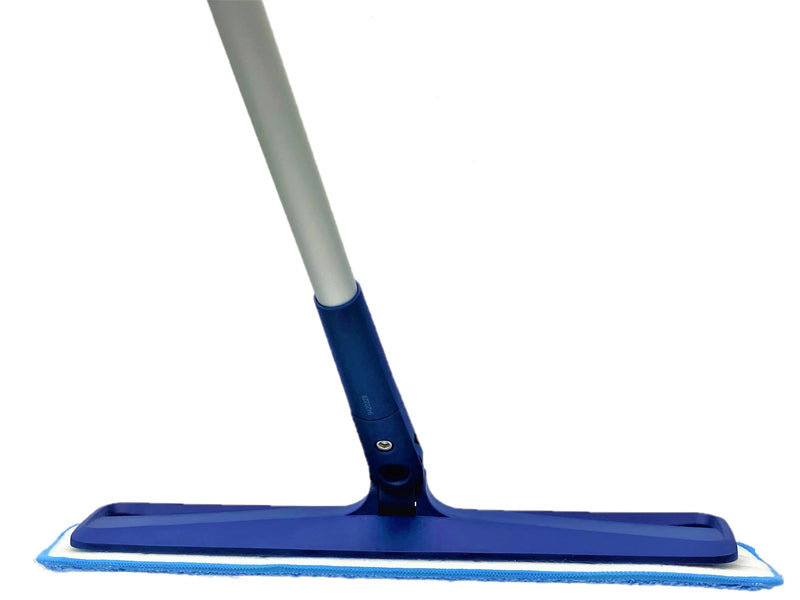Microfiber Spray Mop Replacement Head Floor Hardwood Refillable Cleaning Pad 18 Inches Commercial Heavy Duty Dry Wet Mops Washable Refills Clean Dust Pads Blue