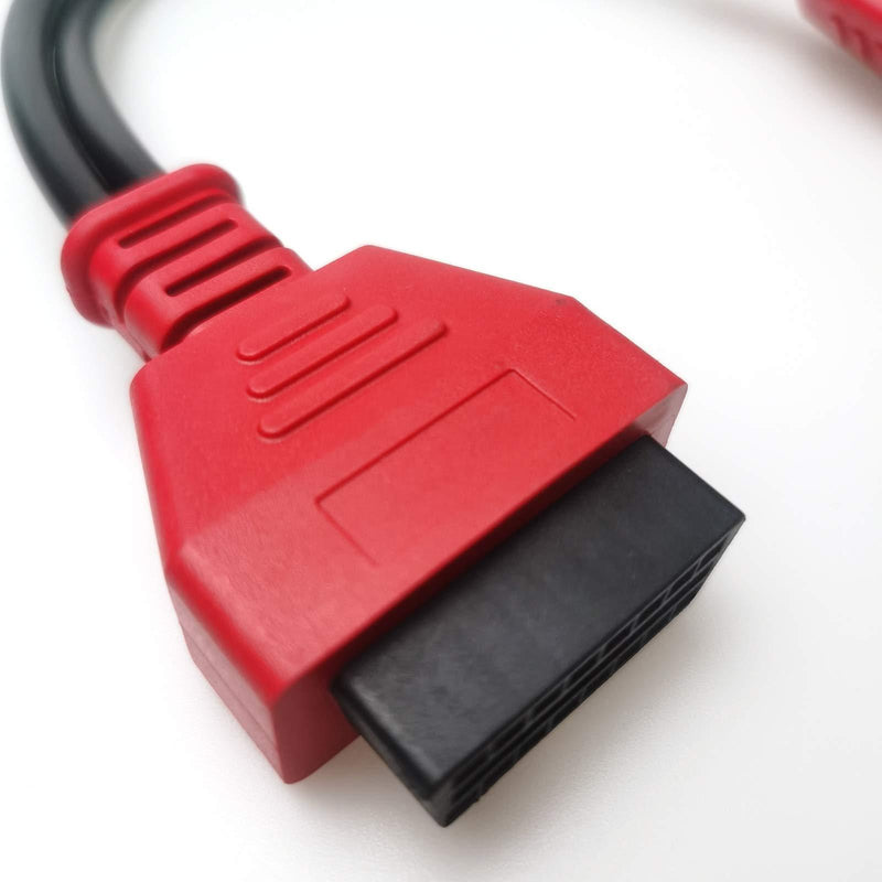 LucaSng Cable Adaptor for Chrysler 12+8 OBDII Programming Diagnostics Cable Connector Fit for Autel DS808 Maxisys MS905 906 908 PRO Elite Autel