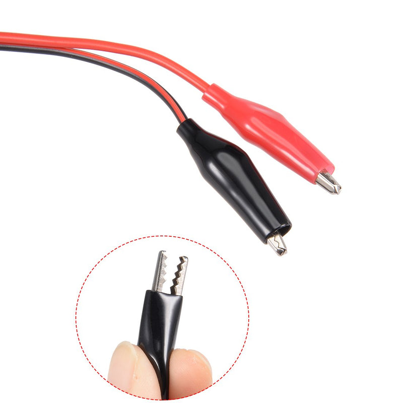 uxcell 2.1mmx5.5 mm 12V DC Male Jack to Alligator Clip Power Cable Connectors 54cm for CCTV Security Camera Lighting