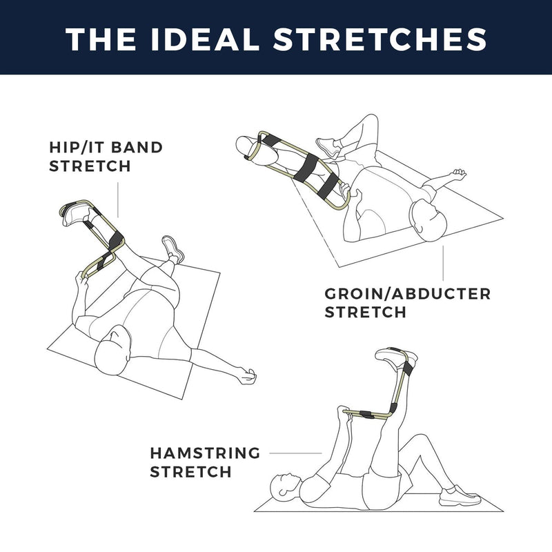 IdealStretch Original Hamstring Stretcher Device - Hamstring & Calf Stretcher Reduces Pain & Provides Deep Knee Stretch Basic Unit