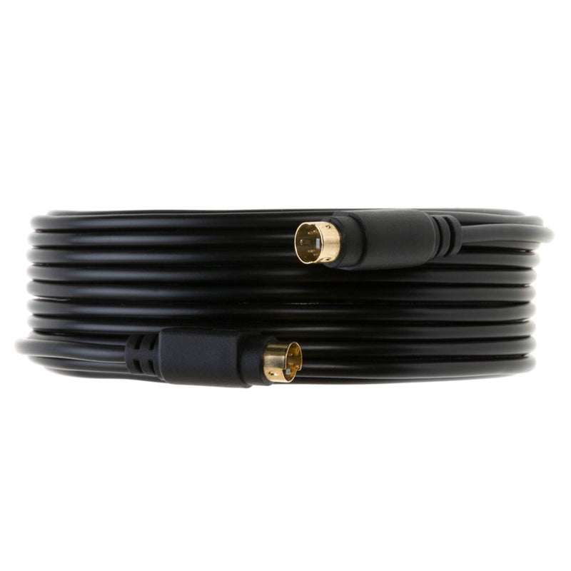 S-Video Cable 4 Pin Male 75 Ohm Patch Cord 6ft 12ft 25ft 50ft for DVD HDTV (12FT)