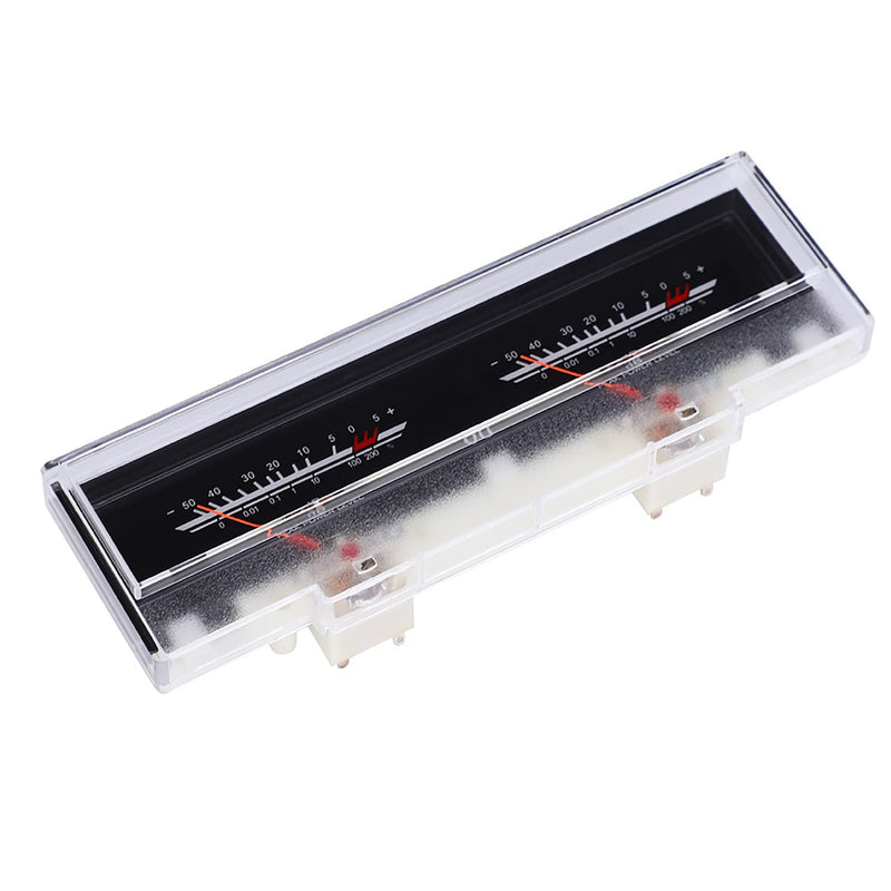 Power Amplifier DB Meter, VU Meter with 3Pcs White LED Backlight, Sound Audio Level Tester with Vertical Working Direction