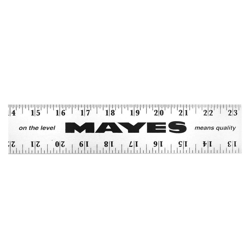MAYES 10208 Straight Edge Aluminum Ruler, 36-Inch
