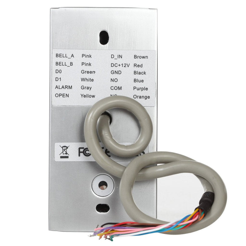 UHPPOTE Waterproof IP68 Metal Case Stand-Alone Access Control Keypad with Wiegand 26 bit Interface for 125khz RFID Card