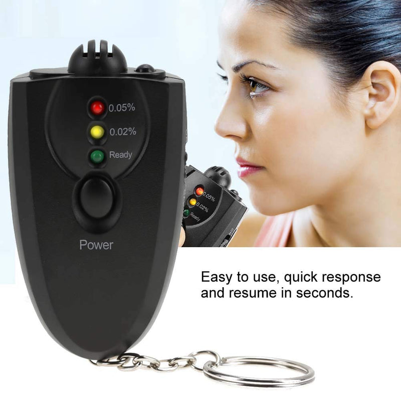 TMISHION Breathalyzer, Mini Portable LED Keychain Alcohol for Personal and Professional Use